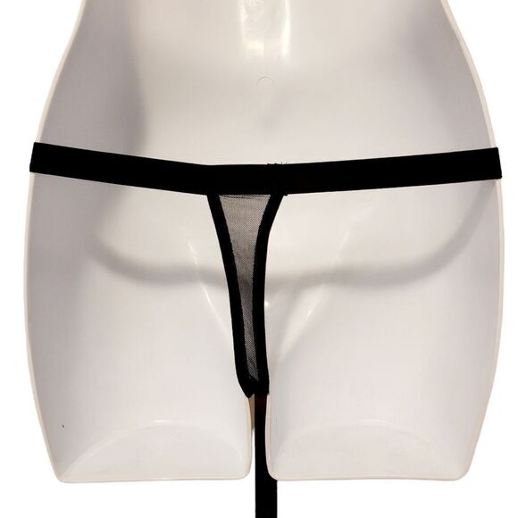 2/$20 Brand new black/gold lace T-backs underwear panties - Picture 3 of 3